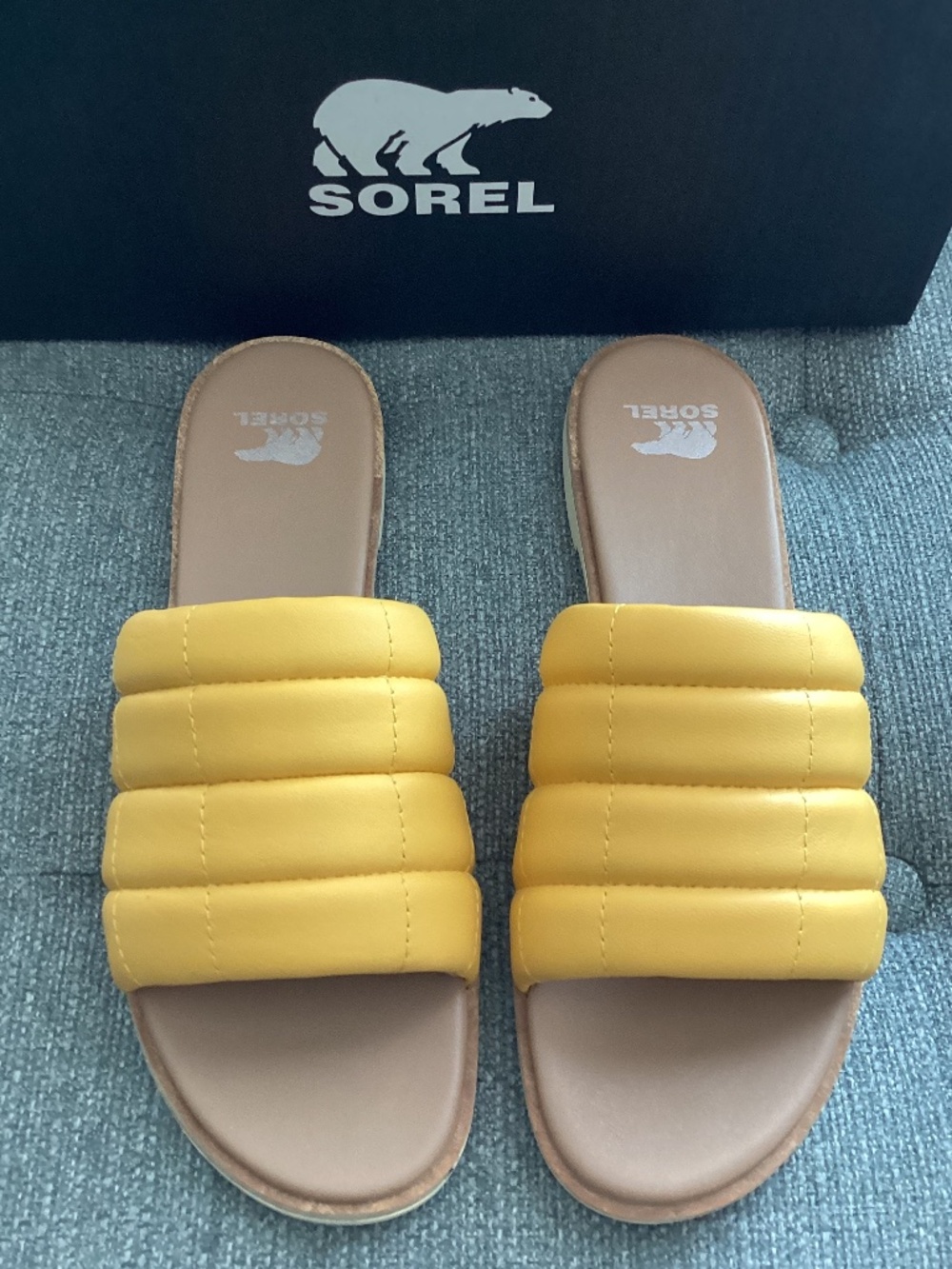 SOREL Ella III Quilted Puff Slide Sandal (Women)